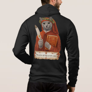 Russisch Blau Dante Alighieri Katze Hoodie