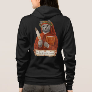 Russisch Blau Dante Alighieri Katze Hoodie