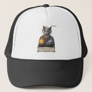 Russisch Blau Einstein Katze - Imagination Truckerkappe