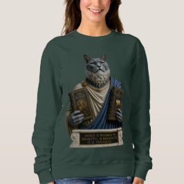 Russisch Blau Homer Katze Sweatshirt