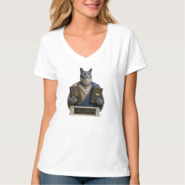 Russisch Blau Homer Katze T-Shirt