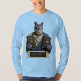Russisch Blau Homer Katze T-Shirt