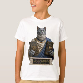 Russisch Blau Homer Katze T-Shirt