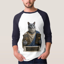 Russisch Blau Homer Katze T-Shirt