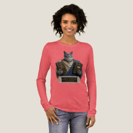 Russisch Blau Homer Katze Tri-Blend Shirt