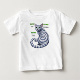 Russisch Blau Hypno-Katze Baby T-shirt