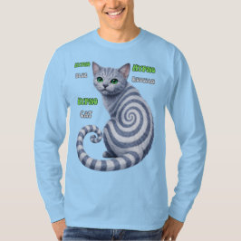 Russisch Blau Hypno-Katze T-Shirt