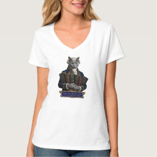 Russisch Blau Immanuel Kant Katze T-Shirt