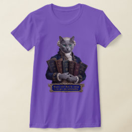 Russisch Blau Immanuel Kant Katze T-Shirt