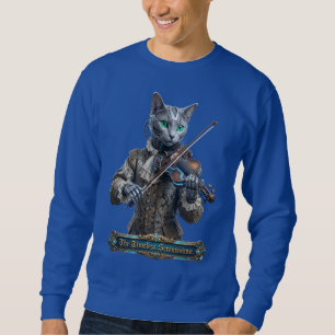 Russisch Blau Katze der zeitlosen Serenissima Sweatshirt