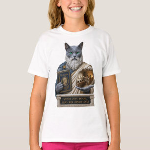 Russisch Blau Plato Katze T-Shirt