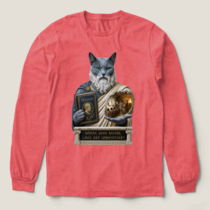 Russisch Blau Plato Katze Tri-Blend Shirt