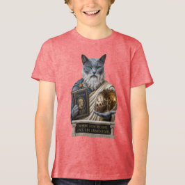 Russisch Blau Plato Katze Tri-Blend Shirt