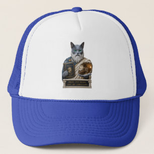 Russisch Blau Plato Katze Truckerkappe
