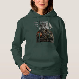 Russisch Blau Samurai Katze Hoodie