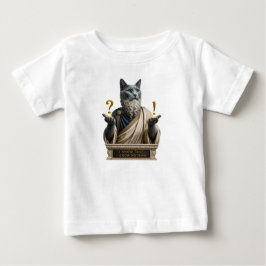 Russisch Blau Socrates Katze Baby T-shirt