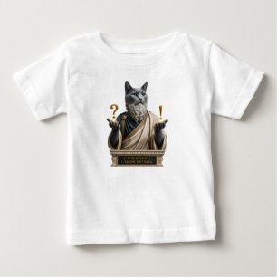 Russisch Blau Socrates Katze Baby T-shirt