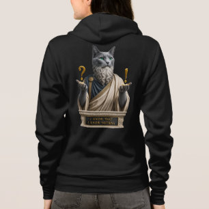 Russisch Blau Socrates Katze Hoodie