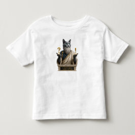 Russisch Blau Socrates Katze Kleinkind T-shirt