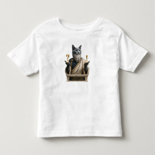Russisch Blau Socrates Katze Kleinkind T-shirt