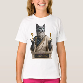 Russisch Blau Socrates Katze T-Shirt