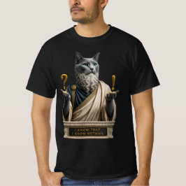 Russisch Blau Socrates Katze T-Shirt