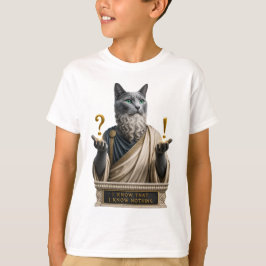 Russisch Blau Socrates Katze T-Shirt