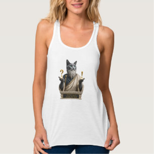Russisch Blau Socrates Katze Tank Top