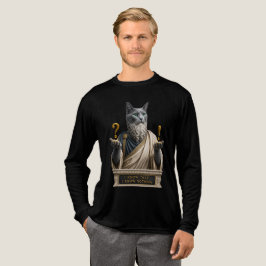 Russisch Blau Socrates Katze Tri-Blend Shirt