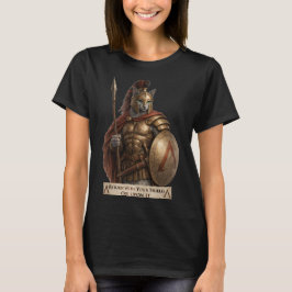 Russisch Blau Spartaner Katze T-Shirt