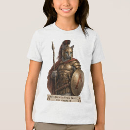Russisch Blau Spartaner Katze Tri-Blend Shirt