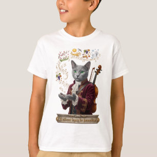 Russisch Blau Vivaldi Katze: Ein lebendiges Erbe T-Shirt