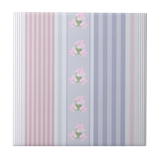 Russisch, gestreift, Patchwork Fliese (Vorderseite)