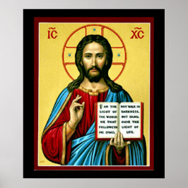 Russisch-katholisch-orthodoxe Jesus Christus Print Poster