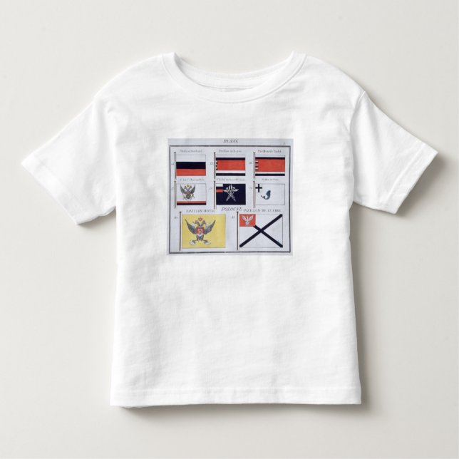 Russisch kennzeichnet, von einem französischen kleinkind t-shirt (Vorderseite)