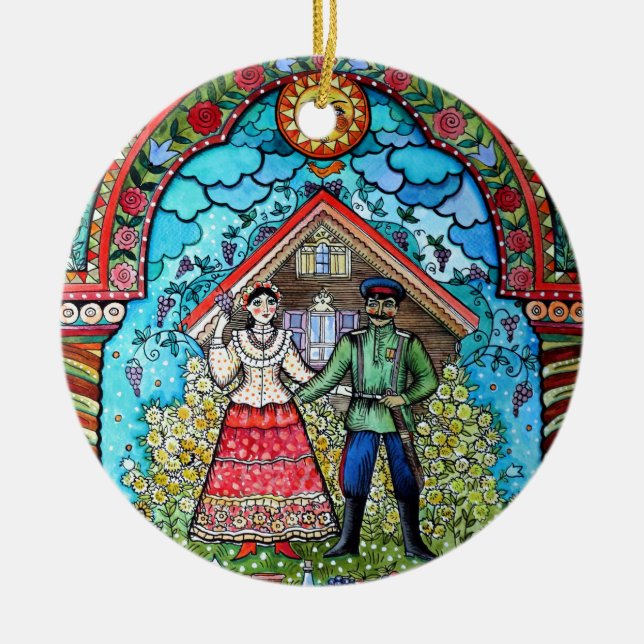 Russisch Keramikornament (Vorne)