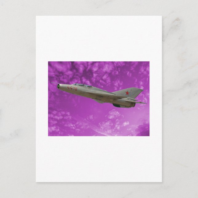 RUSSISCH MIG POSTKARTE (Vorderseite)