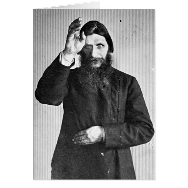 Russisch Mystic Grigori Yefimovich Rasputin (Vorne)