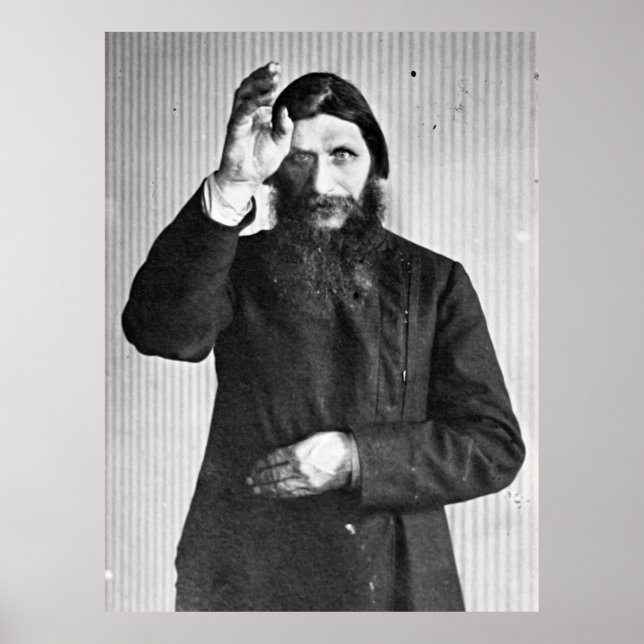 Russisch Mystic Grigori Yefimovich Rasputin Poster (Vorne)