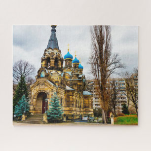 Russisch-orthodoxe Kirche Dresden Deutschland. Puzzle