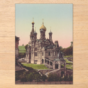 Russisch-orthodoxe Kirche in Moskau Acryleinladungen