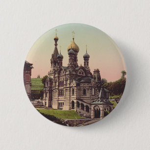 Russisch-Orthodoxe Kirche in Moskau Button