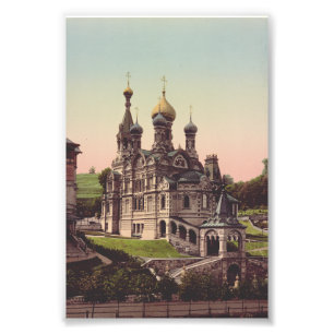 Russisch-Orthodoxe Kirche in Moskau Fotodruck