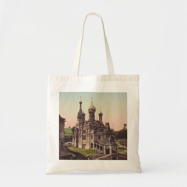 Russisch-orthodoxe Kirche in Moskau Tragetasche (Vorne)