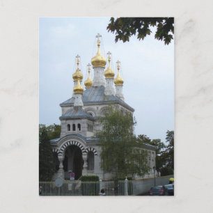 Russisch-Orthodoxe Kirche von Genf Postkarte