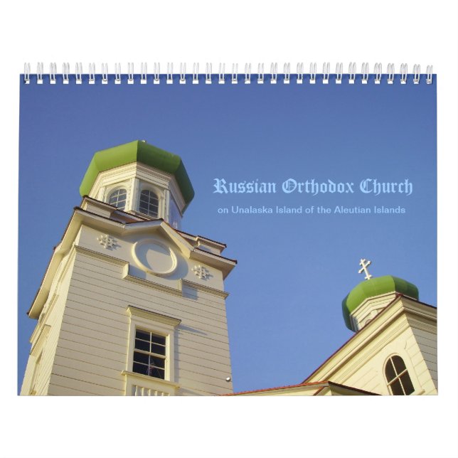 Russisch-Orthodoxe Kirche von Unalaska Kalender (Titelbild)