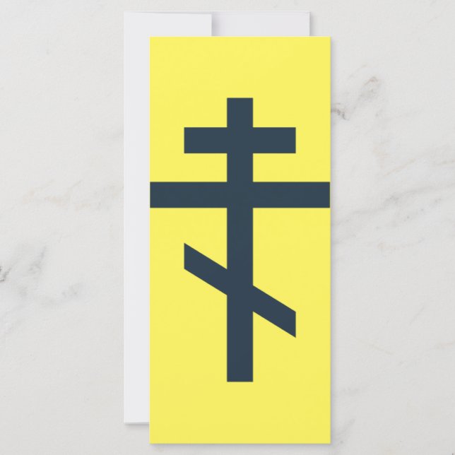 Russisch-Orthodoxe Kreuz (Vorderseite)