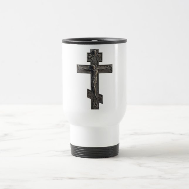 Russisch-Orthodoxe Kreuz Reisebecher (Mittel)