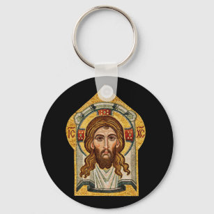 Russisch-orthodoxe Mosaiksymbol Schlüsselanhänger