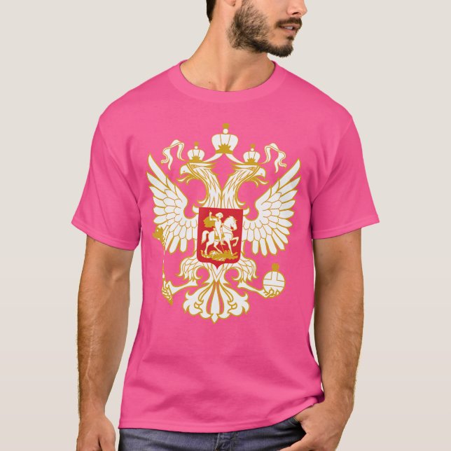 Russische Adlermatte für Waffen Russland Russische T-Shirt (Vorderseite)